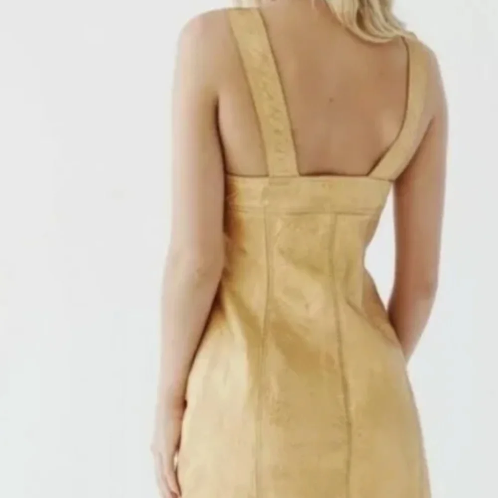 Free People Metallic Gold Mini Dress - Picture 3 of 5